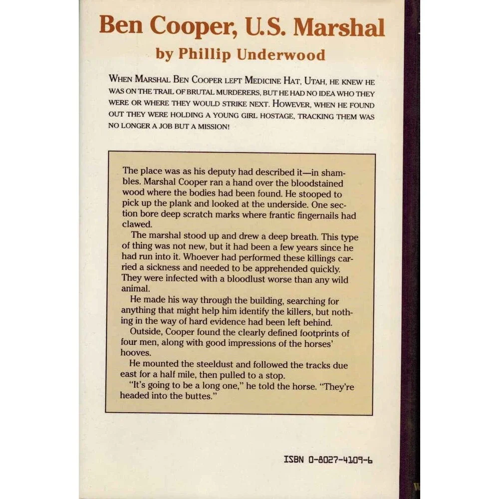 Ben Cooper, U.S. Marshal